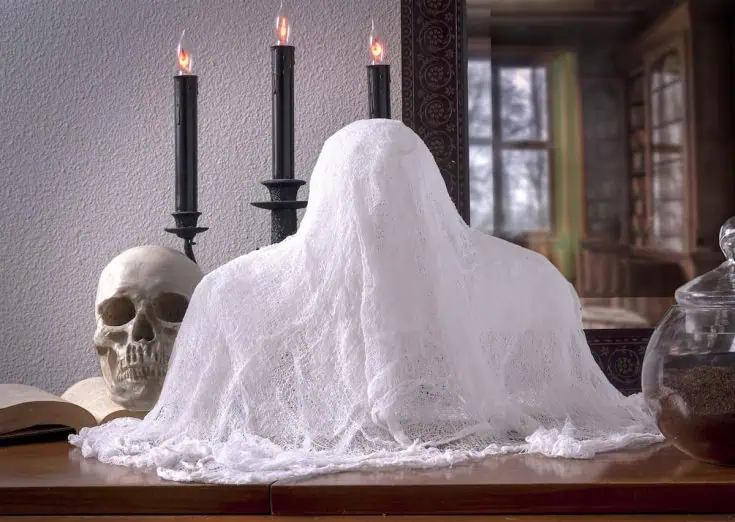 Cheesecloth-ghost