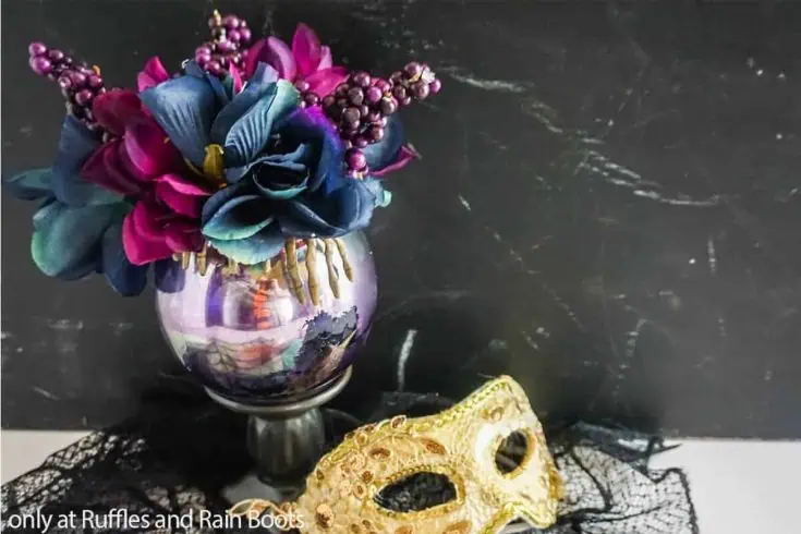 Image for Dollar Tree Crystal Ball Vase 