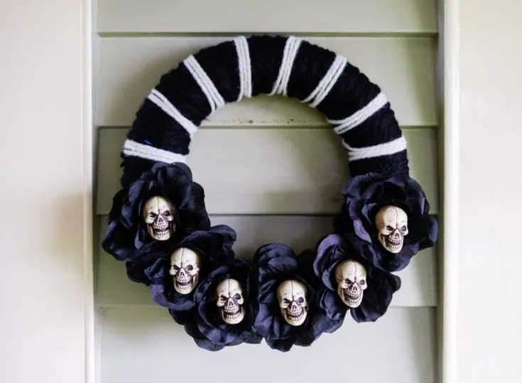 skull wreath