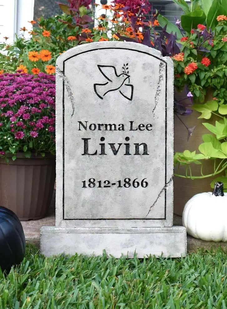 Image for Easy Foam Halloween Tombstones