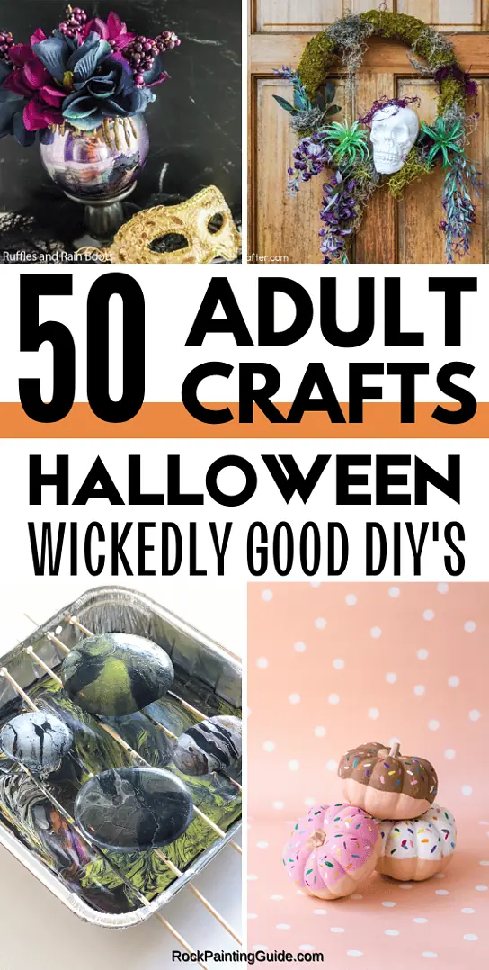 adult crafts for halloween pin graphic